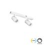 Διπλό Σποτ Track 7W Λευκό Slim Magnetic Viokef 4288701