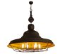 HL-300W-6P DRONE BROWN RUSTY & YELLOW PENDANT HOMELIGHTING 77-3215
