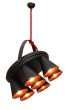 HL-3578-1A BRANDON BLACK & MAT COPPER PENDANT HOMELIGHTING 77-3996