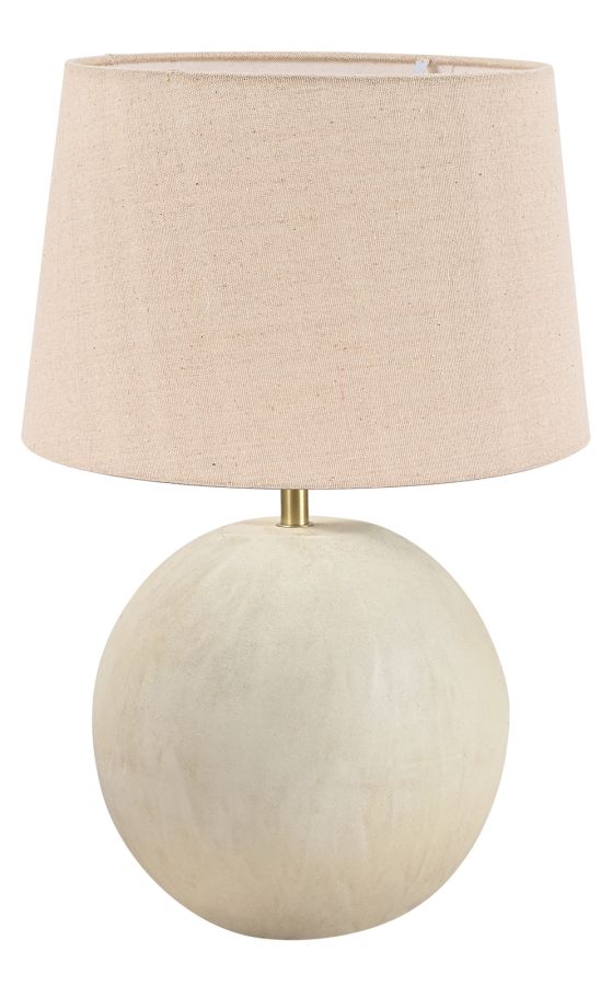 TLI 6341 40BG ΕΠΙΤΡΑΠΕΖΙΑ ΛΑΜΠΑ  ΜΕΤΑΛΛΙΚΗ ΣΤΡΟΓΓΥΛΗ ΜΕ ΑΜΠΑΖΟΥΡ ΜΠΕΖ 1ΧΕ27 ARlight 02010043