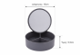 Κουτί Αποθήκευσης PP με Καθρέπτη Φ15x5.5cm Cool Grey-10C MRShome  DF-0060002