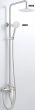 Στήλη Ντους 3 εξόδων Inox 304 Χρωμέ Domistyle 22054