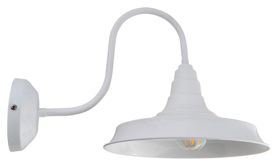 WLA 230 WH ΑΠΛΙΚΑ ΚΟΥΡΜΠΑ ΛΕΥΚΗ 1ΧΕ27 ARlight 0301163