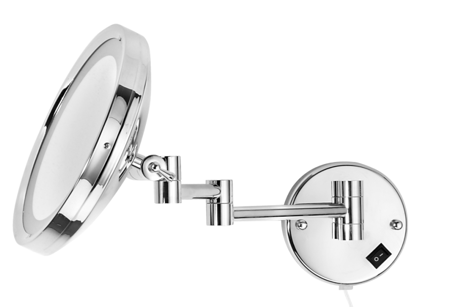 Μεγενθυτικός Καθρέφτης Led Χρώμιο Bronze Art Μεγενθυτικοί 67H7-10-L