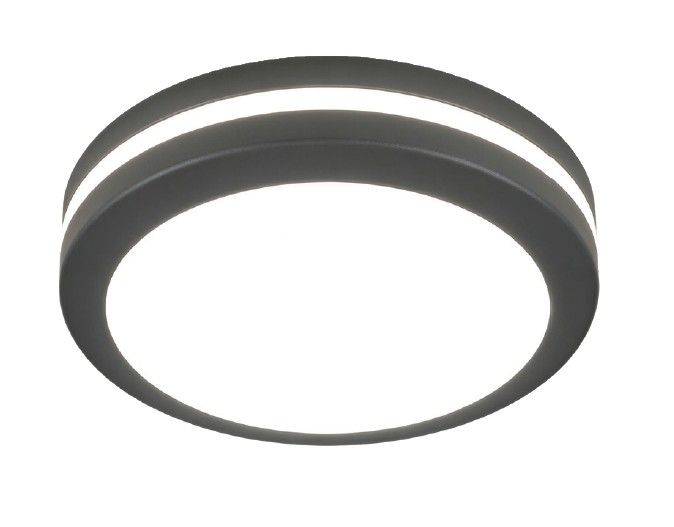 it-Lighting Klamath mega LED 48W 3CCT Outdoor Ceiling Light Anthracite D:40cmx5,2cm 80301240
