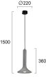 Μονόφωτο Γκρι Funnel Viokef 4290300
