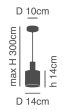 SE21-BL-4-SH1 ADEPT TUBE Black Pendant White Fabric Shade+ HOMELIGHTING 77-8505