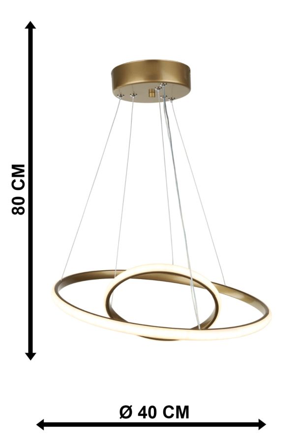 CRONOS/2- 60/40  LED GOLD MAT Heronia 01-0445