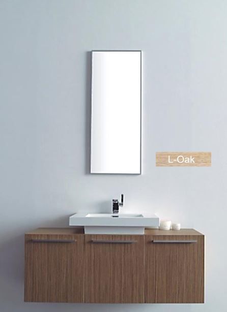 Έπιπλο Μπάνιου 120εκ.-Νιπτήρα, Χρώμα Μελαμίνης L-oak ECO-120C FT21.120.005LO