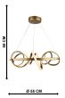 SPACE-50 LED GOLD 120W 3000K/4000K/6500K ΦΩΤΙΣΤΙΚΟ LED Heronia 01-0346