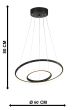 CRONOS/2- 60/40  LED BLACK Heronia 01-0444
