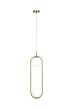 SE 110-2 PRATO PENDANT BRASS GOLD WITH 2 OPAL GLASSES Φ15 Γ4 HOMELIGHTING 77-4489