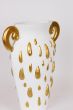 ΒΑΖΟ ΚΕΡΑΜΙΚΟ ΛΕΥΚΟ-ΧΡΥΣΟ 33.5x15.2x37.5cm Eurolamp 819-00366