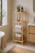 Ραφιέρα Μπάνιου 4 Επιπέδων από Bamboo 34x33x111cm MRShome  DF-0048000
