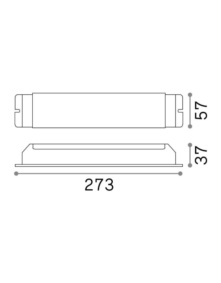 Driver LED Τροφοδοτικό DALI/PUSH 150W 24Vdc Ideal Lux 244587