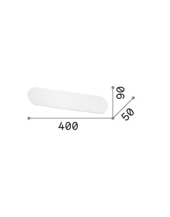 Απλίκα ECHO AP D40 Λευκό Ideal Lux 273914