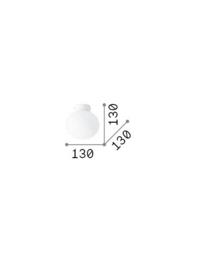 Φωτιστικό Οροφής COTTON PL1 D13 Ideal Lux 297750