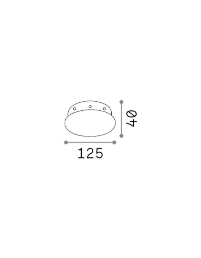 ROSONE ROSONE MAGNETICO 6 LUCI Ορείχαλκος Ideal Lux 307084