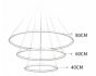 SE LED 80 STELINA PENDANT BLACK 80-60-40cm 84w 3CCT IP20 220V 2 YEARS WARRANTY A1 HOMELIGHTING 77-50637
