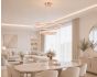 SE LED 60+80  OVELA ROSE GOLD Φ60+80cm 3CCT REMOTE CONTROL 2 YEARS WARRANTY HOMELIGHTING 77-51194