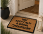 Πατάκι Εισόδου 40x60cm ''KEEP CALM & DRINK CHAMPAGNE'' MRShome  DF-0007003