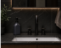 Δοχείο Κρεμοσάπουνου Stoneware 350ml 9x6x19.5cm Black 6U MRShome  DF-0096004