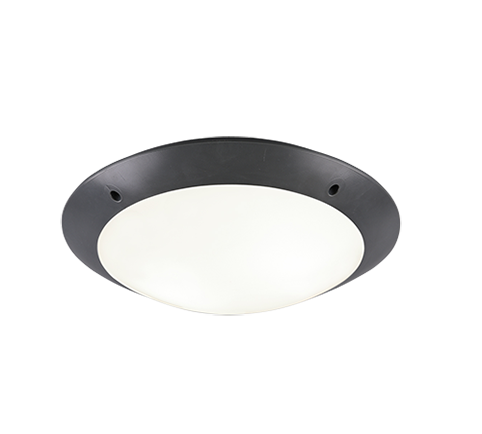 Πλαφονιέρα Οροφής Μαύρη 33xH9cm Εξ.Χώρου IP54  2xE27 Trio Lighting Camaro R60502042