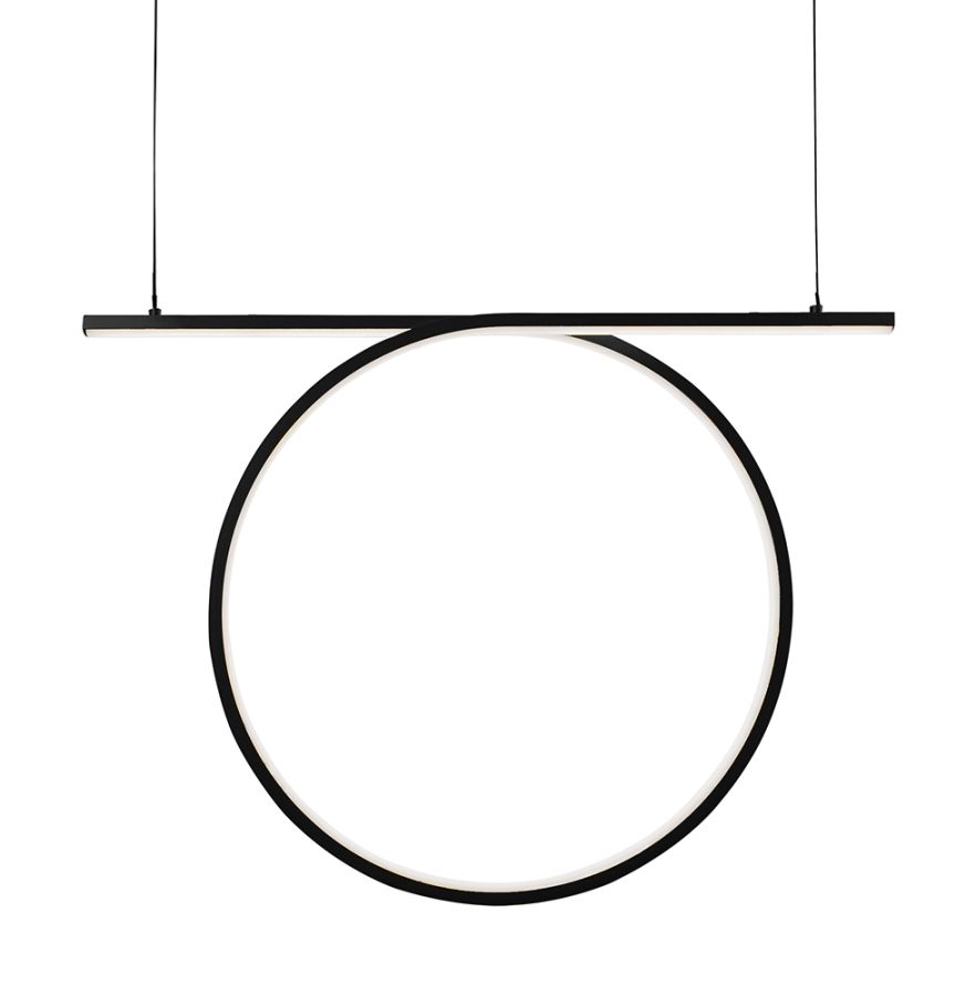 Κρεμαστό Φωτιστικό Μαύρο Kelsi Viokef 4325700