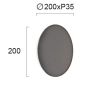 Απλίκα Concrete D:200 Kyklos Viokef 4193702