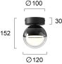 Φωτιστικό Οροφής Zirea Viokef 4330100