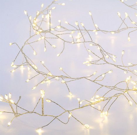 1000Led Λαμπάκια Φοίνικας Copper Cluster Με Μετασχηματιστή Ip44 8 Προγραμμάτων ,10 Μέτρα (Kelvin: 2.500 - 3.000) , Με Καρούλι Αποθήκευσης Lianos 63435