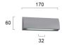 Απλίκα Led L:170X60 Tech Viokef 4156000