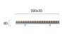 Wall Washer L:500 Trick Viokef 4234800