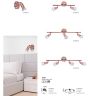 SE 140-C3 (x2) Saba Packet Copper adjustable spotlight+ HOMELIGHTING 77-8845