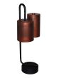 HL-3567-2P BRODY OLD COPPER & BLACK TABLE LAMP HOMELIGHTING 77-3993