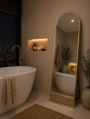 Επιδαπέδιος Καθρέπτης Αλουμινίου 150cm Gold MRShome  DF-0041000