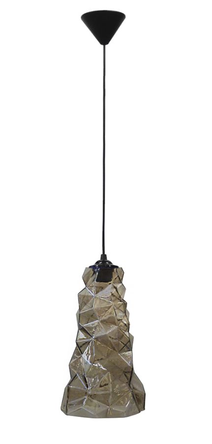 Κρεμαστό φωτιστικό GL-5030/18 1L FUME ICE Heronia 02-0222