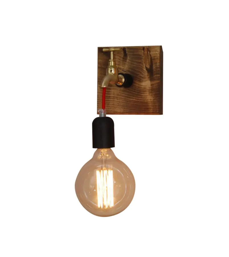 HL-078-1W HIKARI WALL LAMP BROWN RUSTY HOMELIGHTING 77-2870
