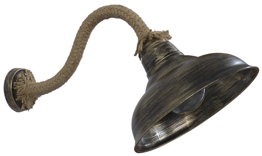 Φωτιστικό τοίχου  UT-PUBLIC/AP ROPE UT-BRONZE Heronia 31-1180