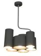 HL-3566-6P BRODY DARK GREY METALLIC PENDANT HOMELIGHTING 77-3994