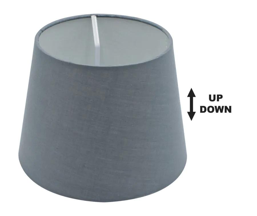 SPC 20 PT E14 (d20-15-H15) ΚΑΠΕΛΟ ΓΚΡΙ ΣΚΟΥΡΟ ΥΦΑΣΜΑ UP/DOWN ARlight 0284144