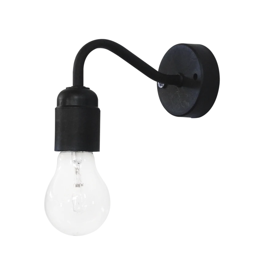 Φωτιστικό τοίχου / απλίκα AS-25 AP  BLACK Heronia 31-0626