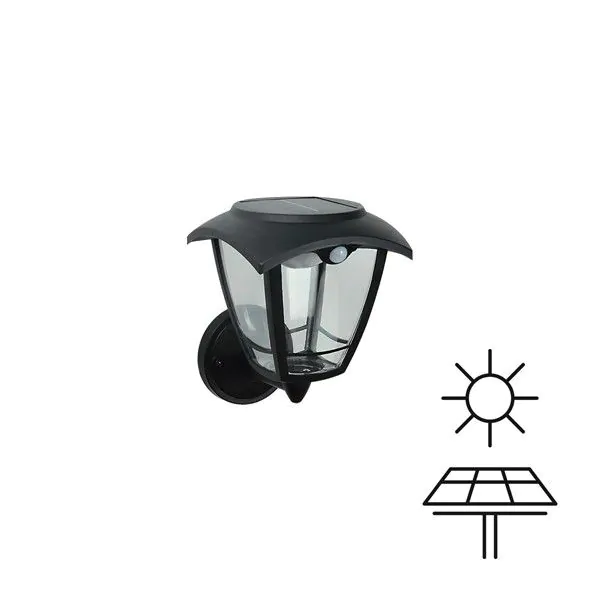 ΗΛΙΑΚΗ ΑΠΛΙΚΑ ΤΟΙΧΟΥ & ΑΝΙΧΝΕΥΤΗ ΚΙΝΗΣΗΣ 3W 400LM 166x215x195mm 3CCT ARTE ILLUMINA Eurolamp 145-20860