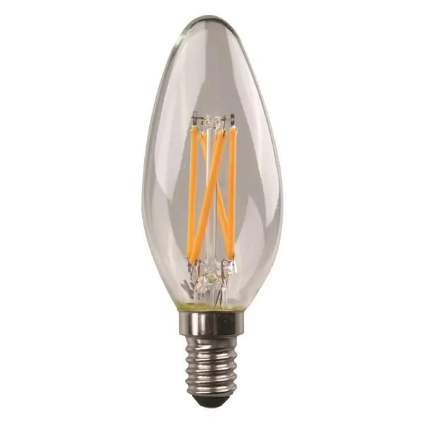 ΛΑΜΠΑ LED ΜΙΝΙΟΝ CROSSED FILAMENT 6.5W E14 3000K 220-240V DIMMABLE 147-78173