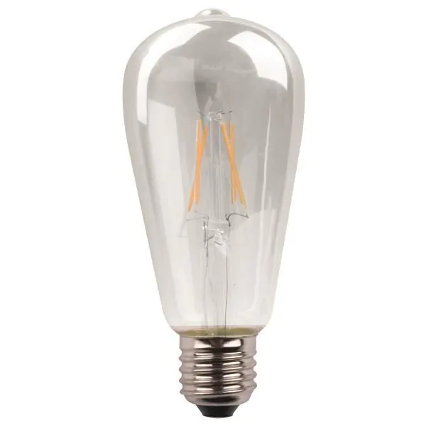 ΛΑΜΠΑ LED ST64 CROSSED FILAMENT 11W 1600lm E27 3000K 220-240V DIMMABLE CLEAR Eurolamp 147-78482