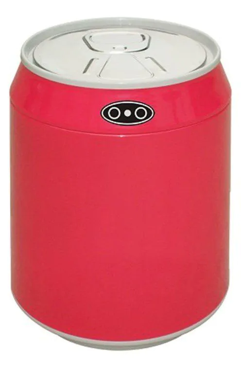 Αυτόματος Κάδος / Χαρτοδοχείο 1,5lt με φωτοκύτταρο Ø12*15cm Inox Trendy Mini  Κόκκινο  EAD100501R 