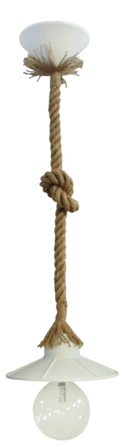 Κρεμαστό φωτιστικό LP-150K S 1/L ROPE UT-WHITE Heronia 31-0516
