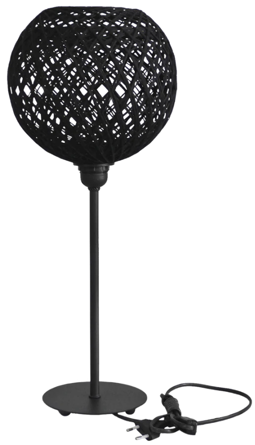 SILK-01/PR TABLE LAMP BLACK Φ20 Heronia 31-1159