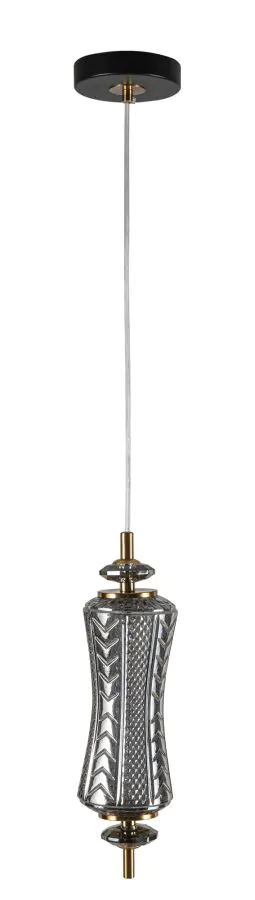 PDC 1287 CR 1/Φ ΜΑΚΡΟΣΤΕΝΟ ΓΥΑΛΙΝΟ ΧΡΩΜΙΟ LED-7W ΔΙΑΚΟΣΜΗΤΙΚΟ ΚΡΥΣΤΑΛΛΟ ARlight 0084658