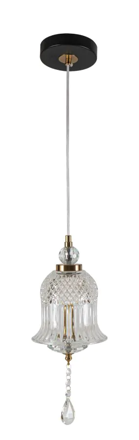 PDC 723-1 TR ΓΥΑΛΙΝΗ ΚΑΜΠΑΝΑ LED-5W  ΜΕ ΔΙΑΚΟΣΜΗΤΙΚΟ ΚΡΥΣΤΑΛΛΟ ARlight 0084654